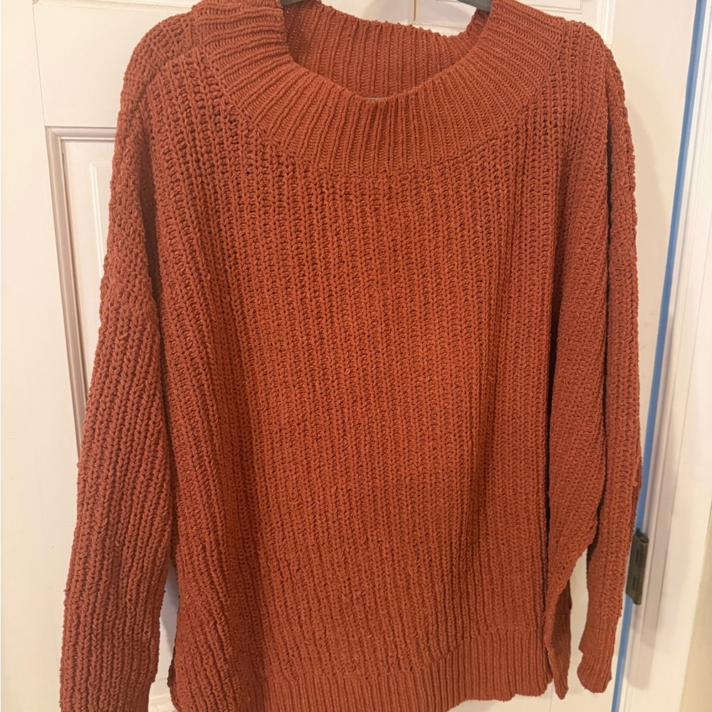 Aerie Warm Cinnamon Turtleneck Sweater
